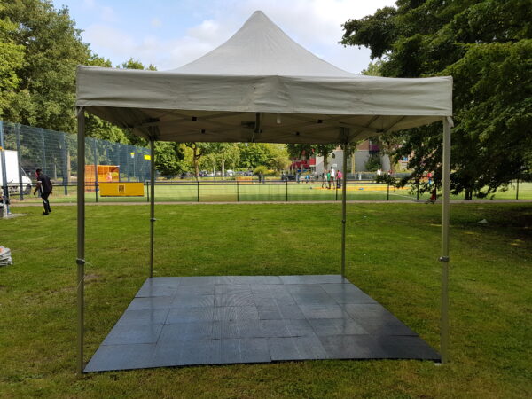 Vouwtent 3x3m wit excl. op- en afbouw - Afbeelding 2
