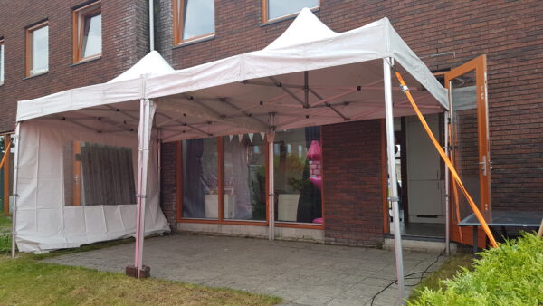 Vouwtent 3x6m wit excl. op- en afbouw