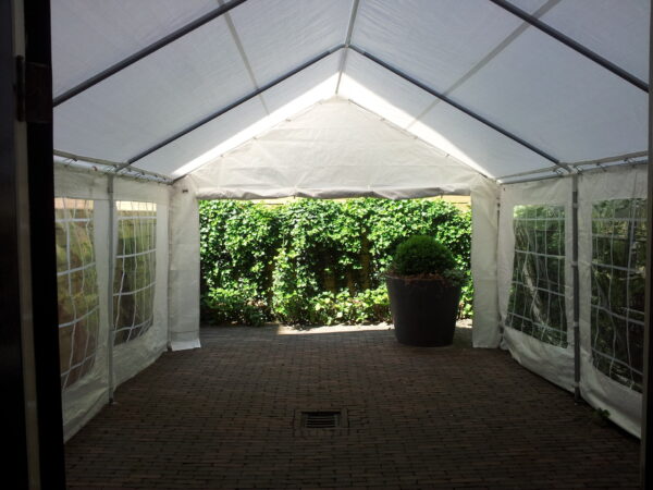 Partytent 3x5m wit (incl. op- en afbouw)