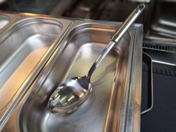 Chafing-dish lepel