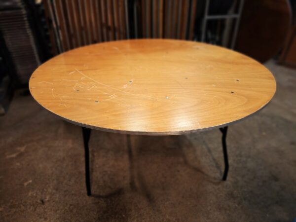 Klaptafel rond 180cm (voor 10-12 personen)