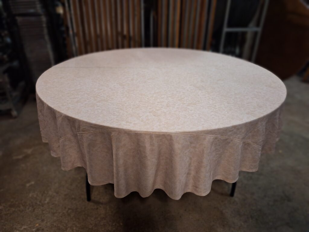 Marineblauw rond tafelkleed - 280 cm diameter ideaal voor bruiloften evenementen hotels woondecoratie - premium kwaliteit elegant ontwerp vlekbestendig perfect voor conferenties